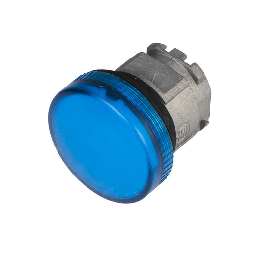 Schneider Harmony Pilot Light Head Plain Blue Lens for BA9s Lamp