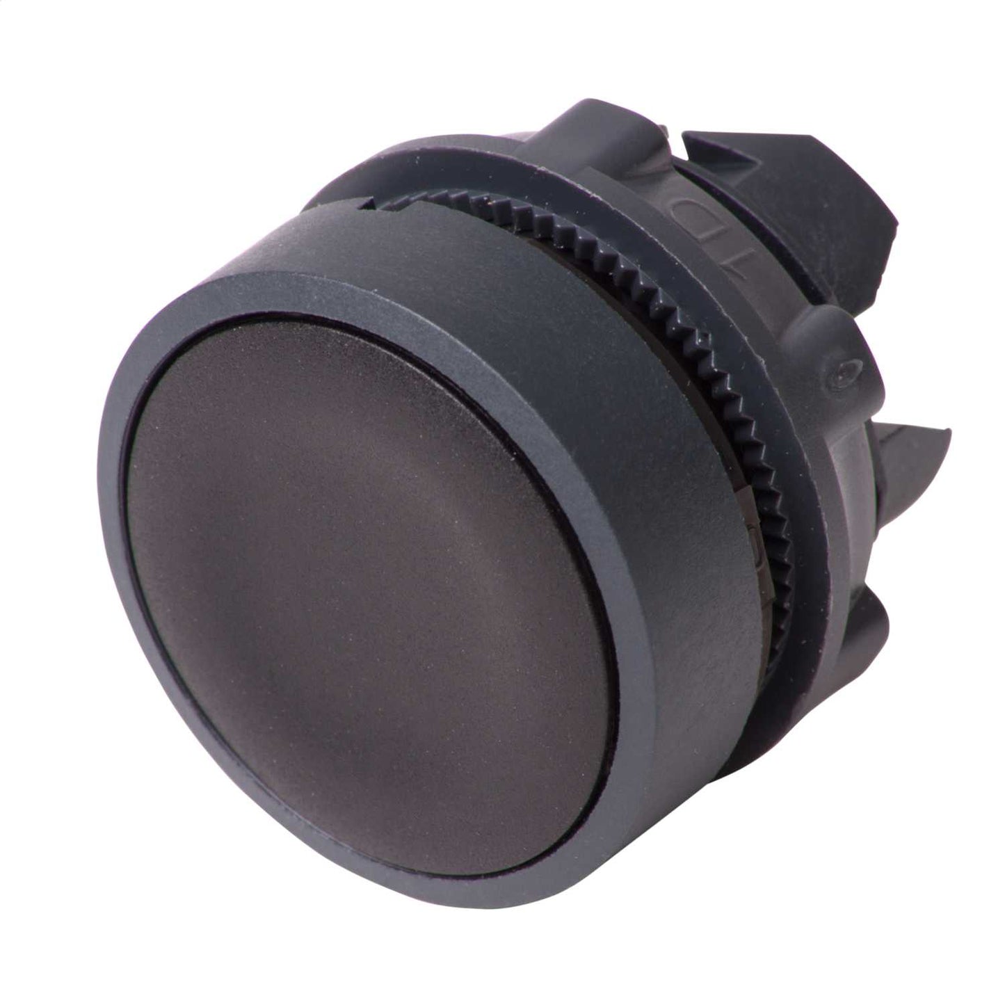 Schneider Harmony Black Unmarked Spring Return Flush Pushbutton