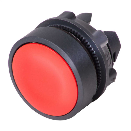 Schneider Harmony Red Unmarked Spring Return Flush Pushbutton