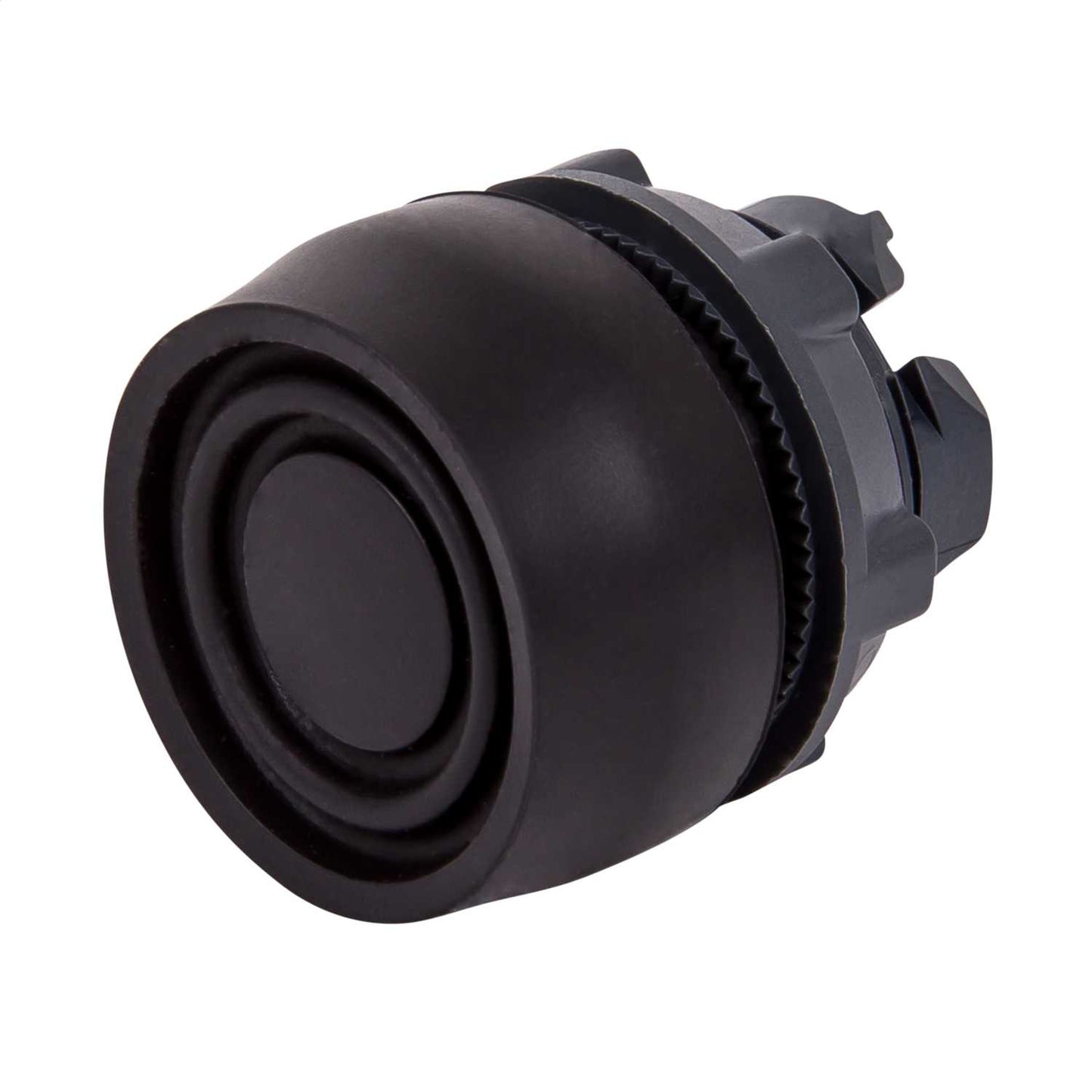 Schneider Harmony Pushbutton Head Spring Return Flush Black