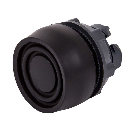 Schneider Harmony Pushbutton Head Spring Return Flush Black