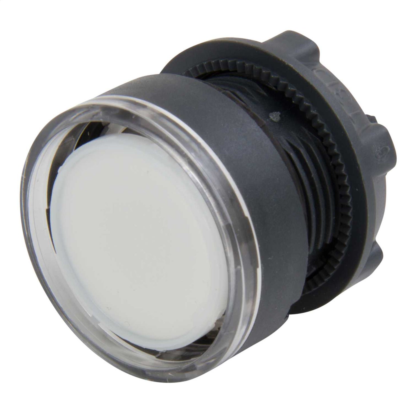 Schneider Harmony Flush Momentary Booted Pushbutton Green