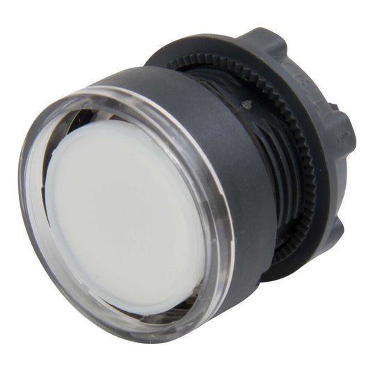 Schneider Harmony Flush Momentary Booted Pushbutton Green