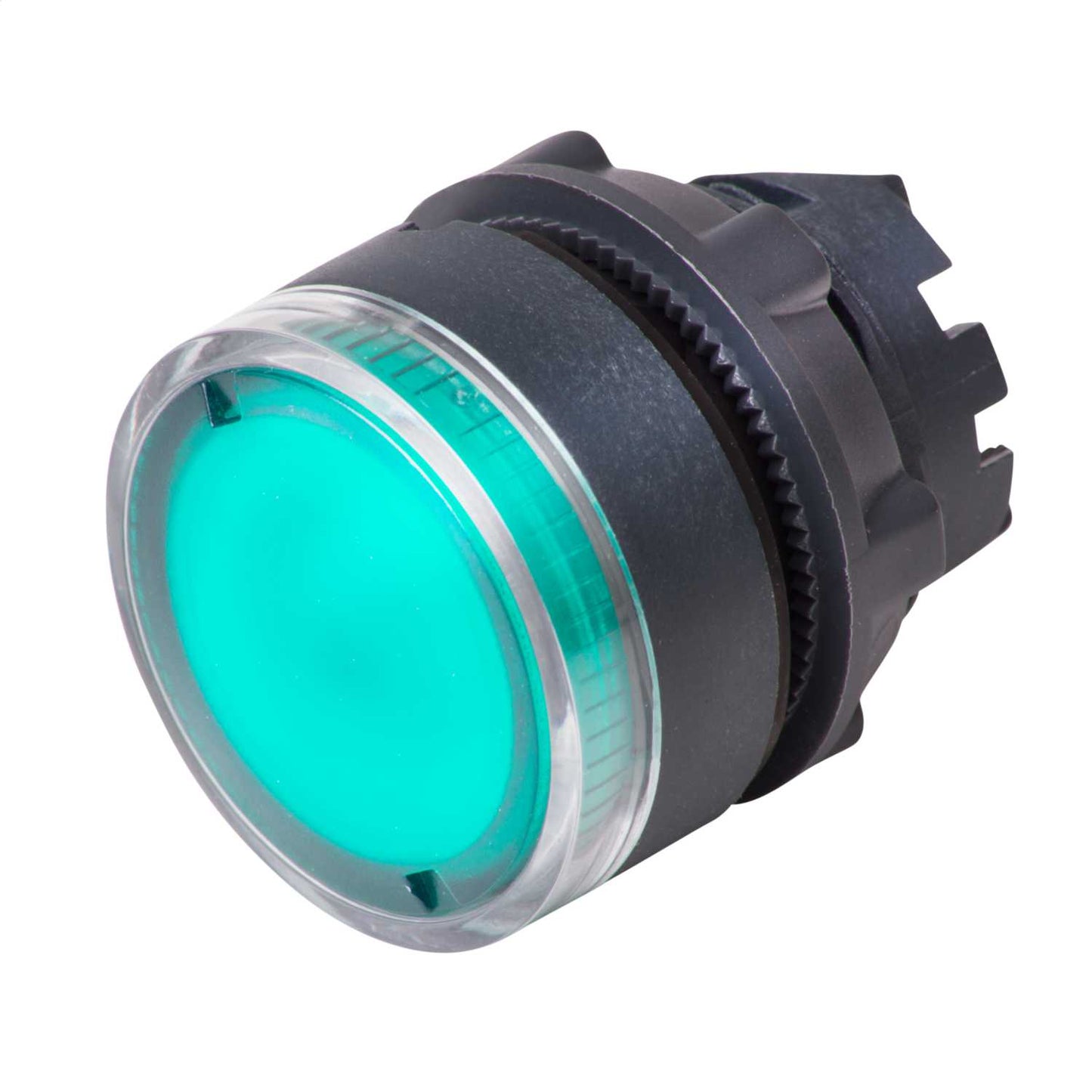 Schneider Harmony Flush Illuminated Pushbutton Head Green
