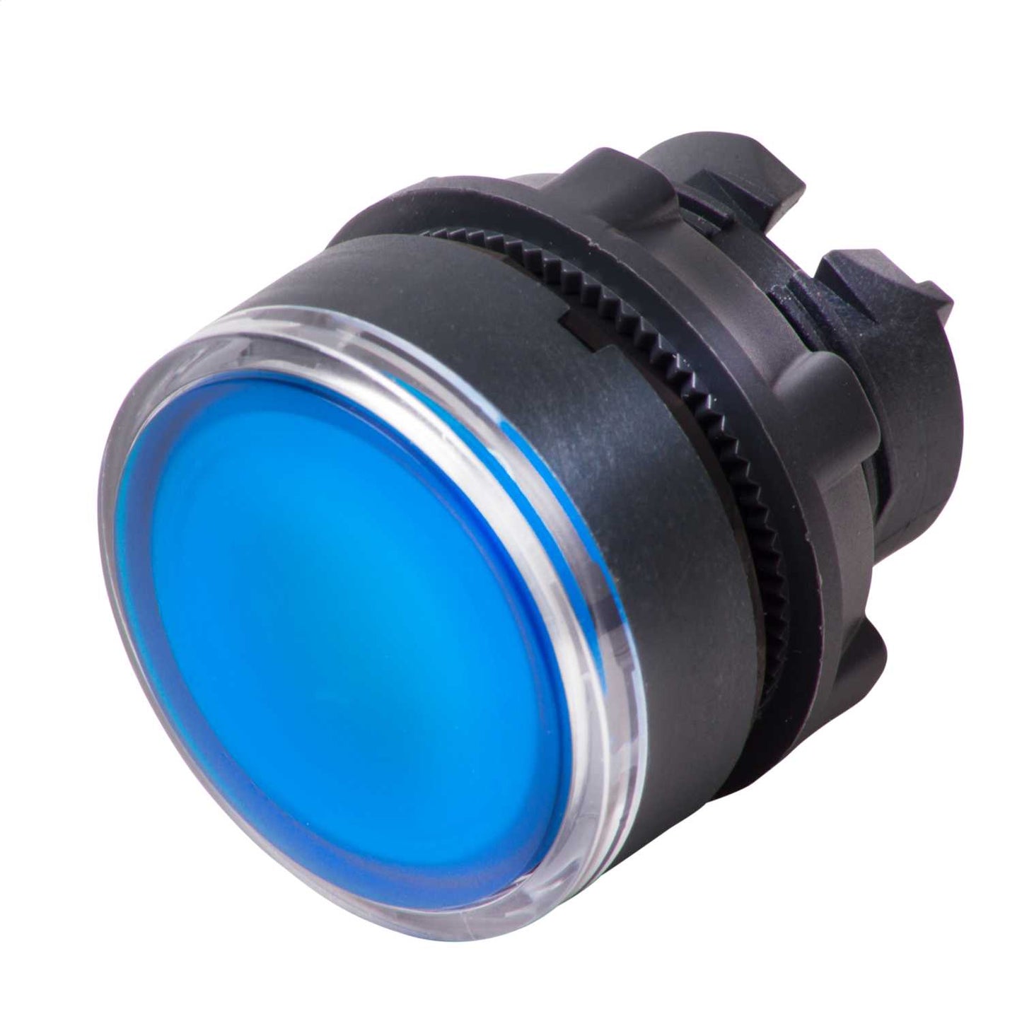 Schneider Harmony Flush Illuminated Pushbutton Head for Integral LED Blue