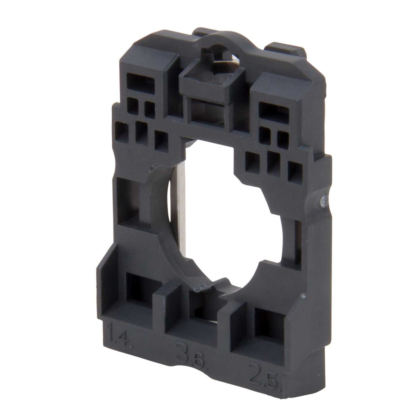 Schneider Harmony Plastic Body Fixing Collar for Electrical Block Black