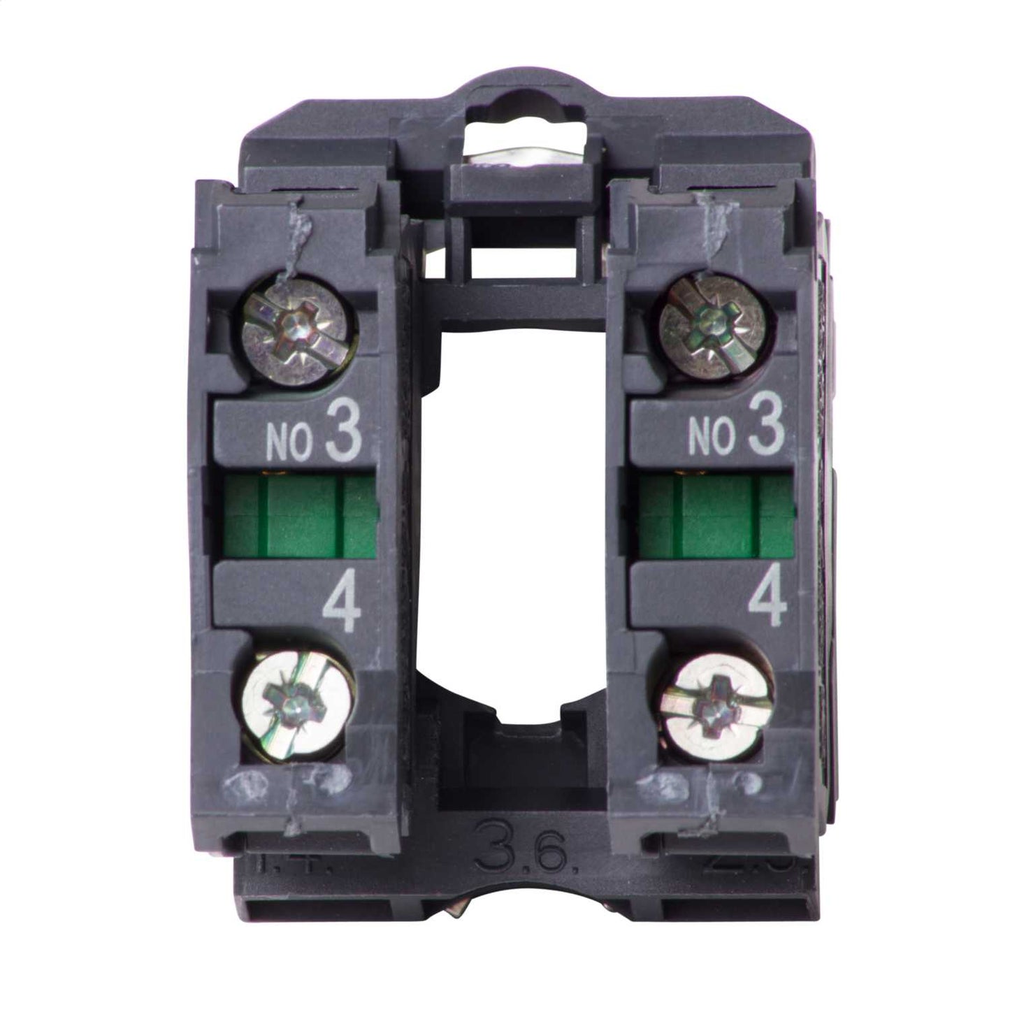 Schneider Harmony Single Contact Block with Body Fixing Collar 2 NO
