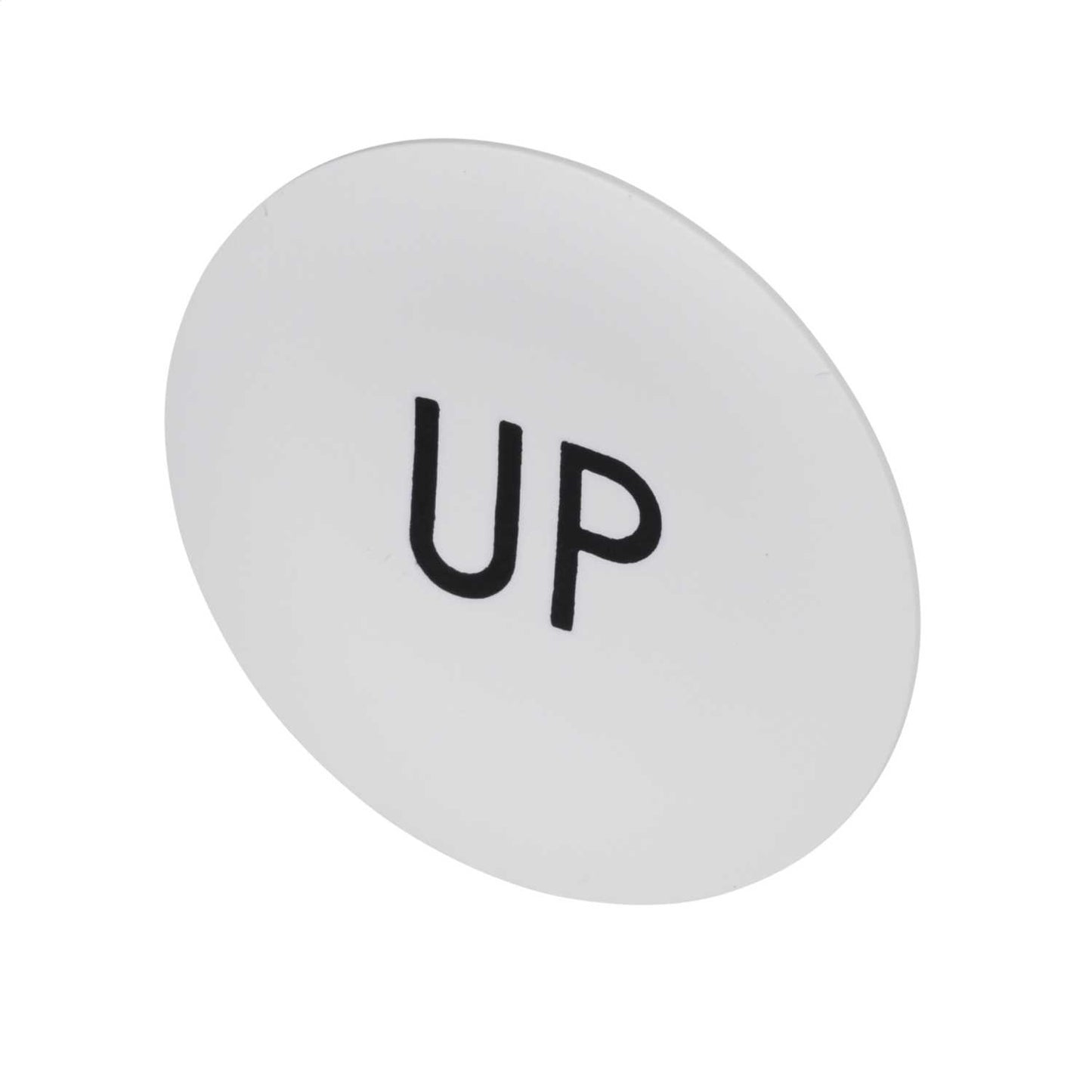 Schneider Harmony Pushbutton Cap Marked UP Black on White