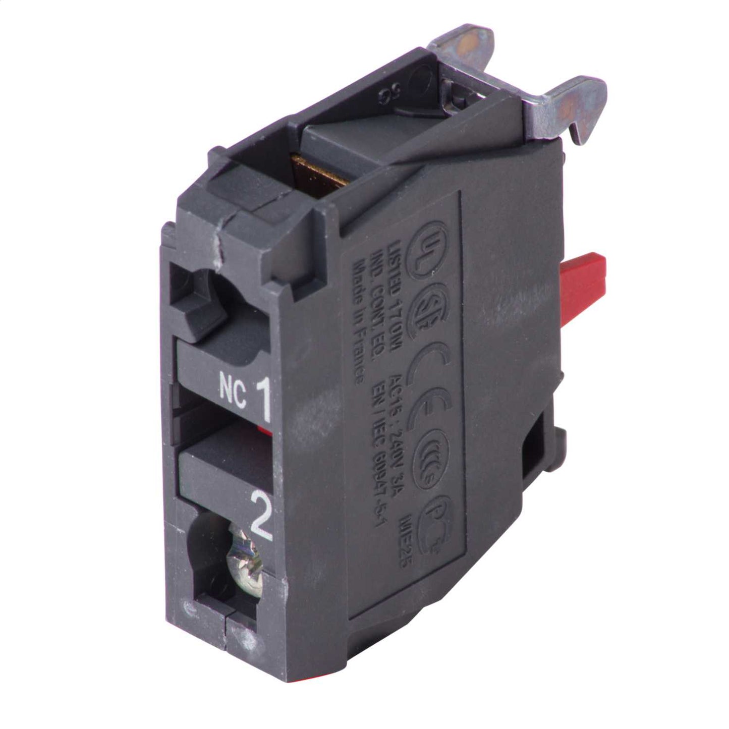 Schneider Harmony Single Contact Block for Head 1 NC Screw Clamp Terminal
