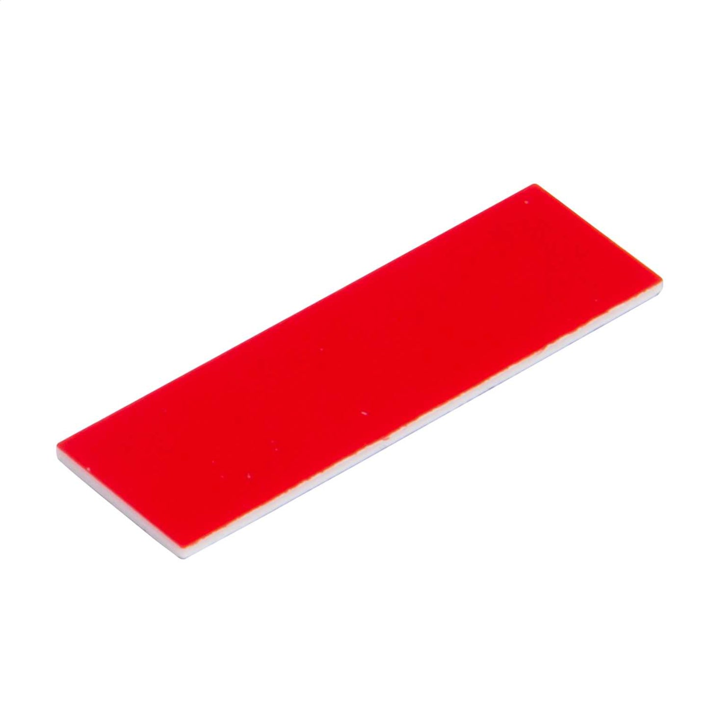 Schneider Harmony Unmarked Legend Plate 8mm x 27mm Red