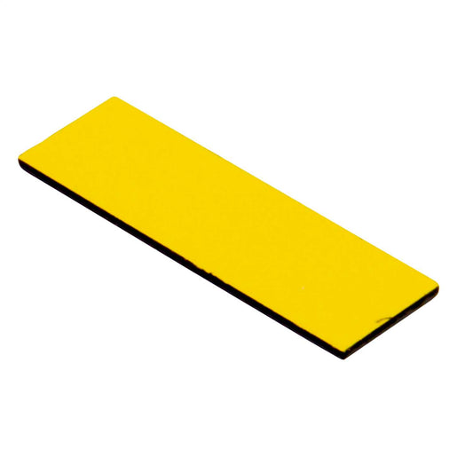 Schneider Harmony Unmarked Legend Plate 8mm x 27mm Yellow
