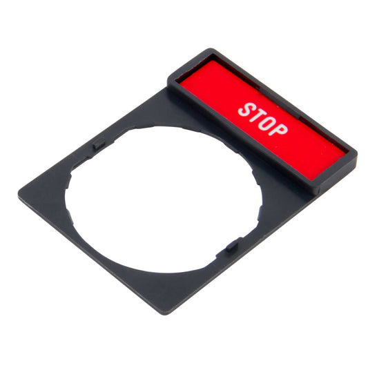Schneider Harmony Legend Holder 30mm x 40mm Marked Stop
