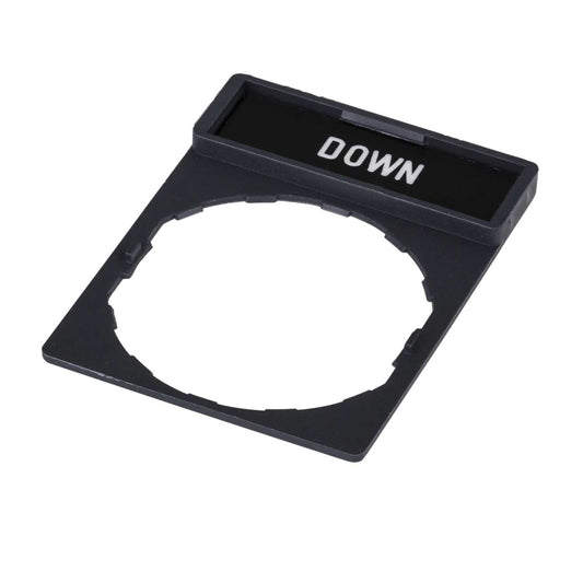 Legend Holder 30 x 40mm Marked 'Down'