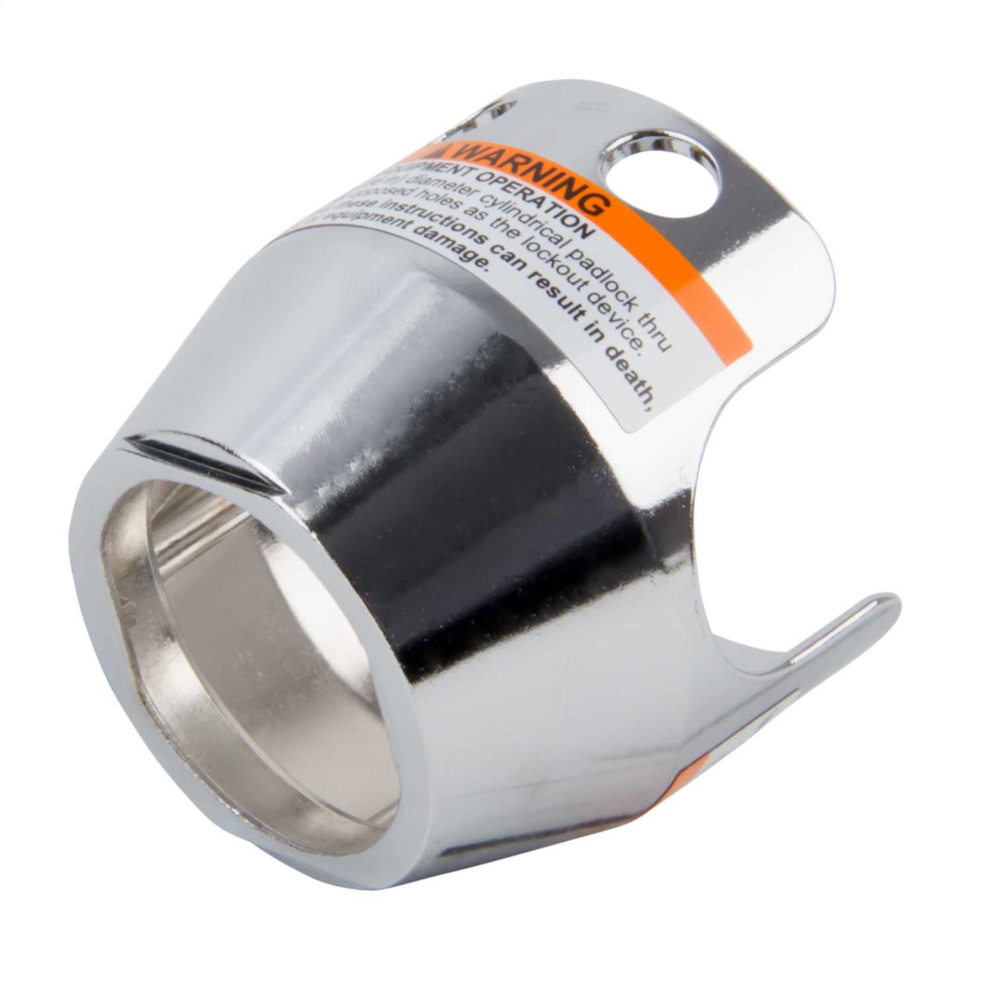 Schneider Harmony Padlockable Guard for Ø40mm Mushroom Head Chromium Plated