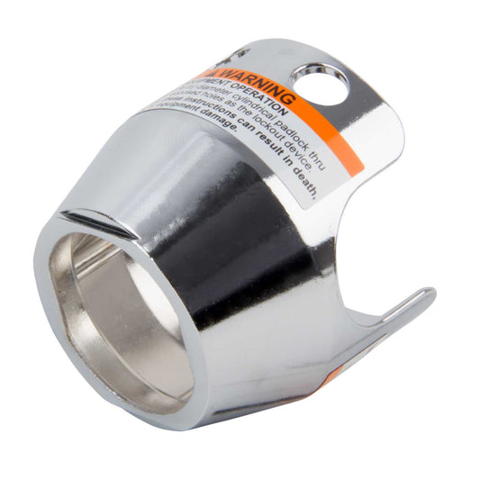 Schneider Harmony Padlockable Guard for Ø40mm Mushroom Head Chromium Plated