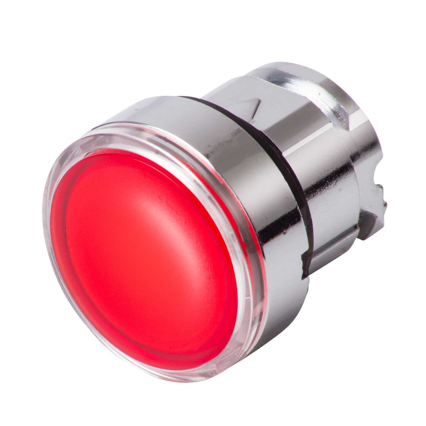 Schneider Harmony Unmarked Round Ø22mm Pushbutton Head Red for Integral LED
