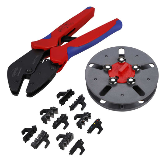 Knipex MultiCrimp Tool with Changer Magazine and 5 Dies
