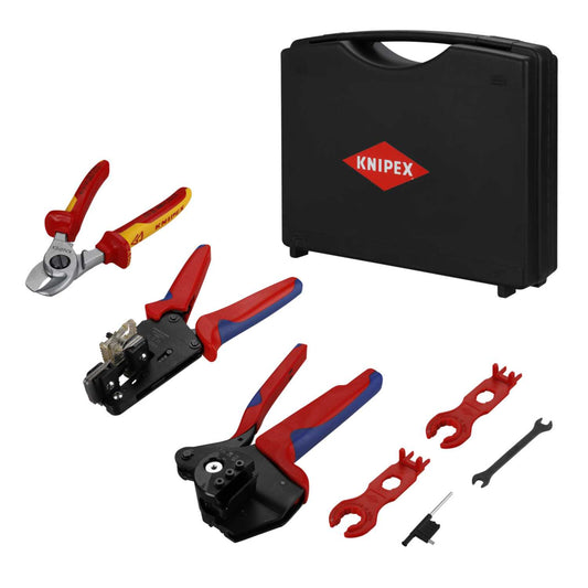 Knipex 7 Piece Solar PV MC4 Crimp Kit Set