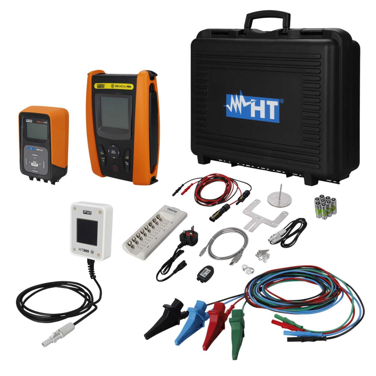 TIS Solar Commissioning Tester with Irradiance Meter and Reference Cell