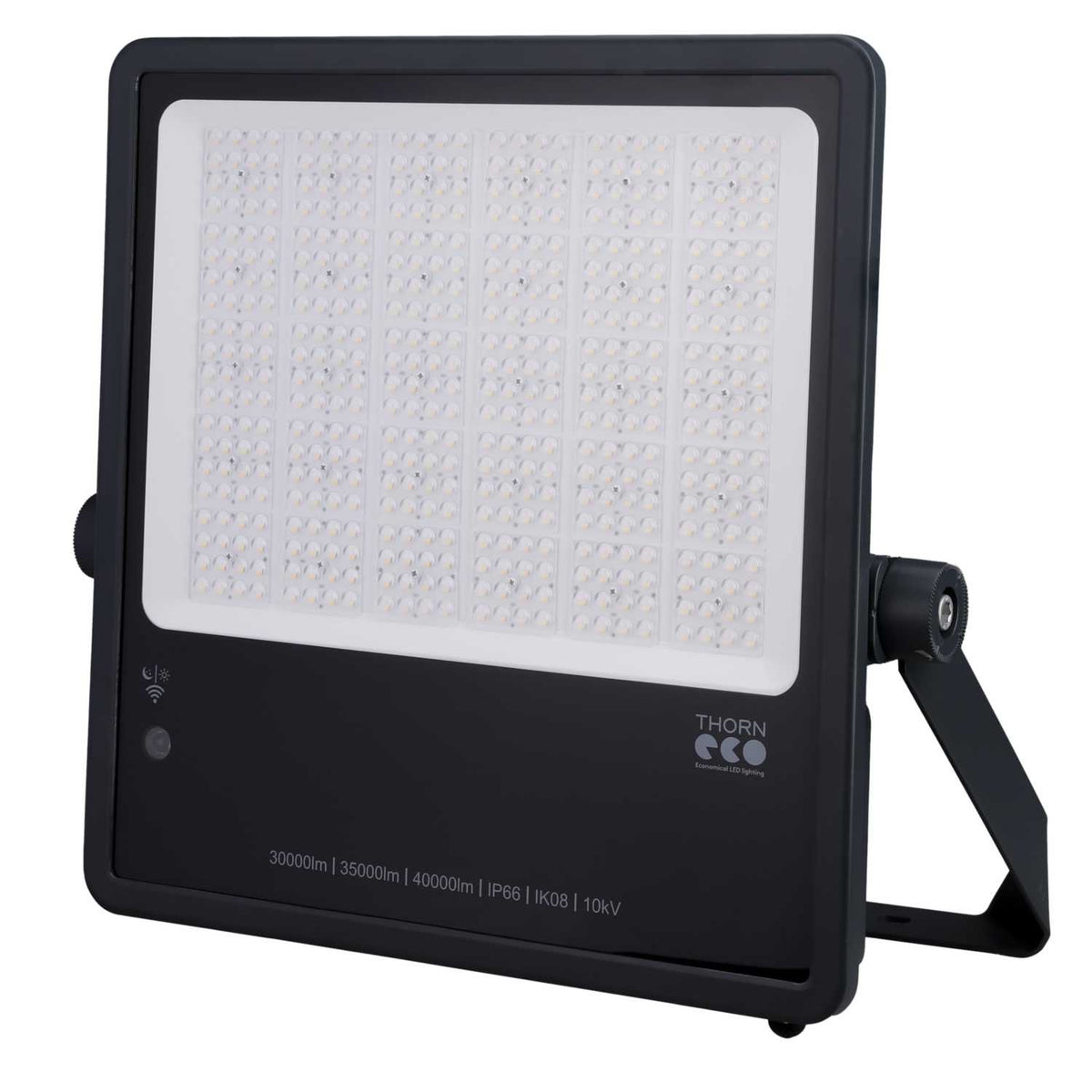 Thorn LEO Flex 300W LED Floodlight Black with Photocell 3000K
