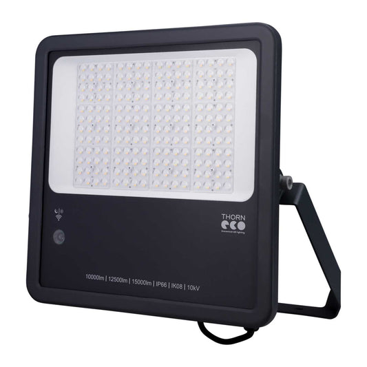 Thorn LEO Flex 120W LED Floodlight Black with Photocell 4000K
