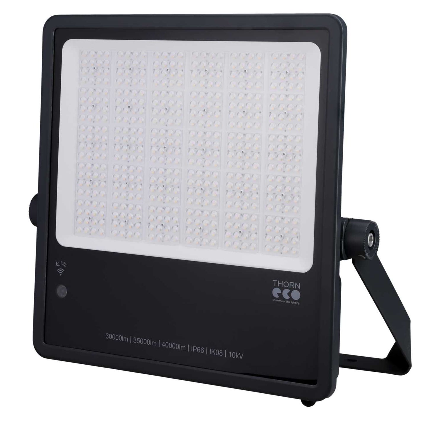 Thorn LEO Flex 300W LED Floodlight Black with Photocell 4000K