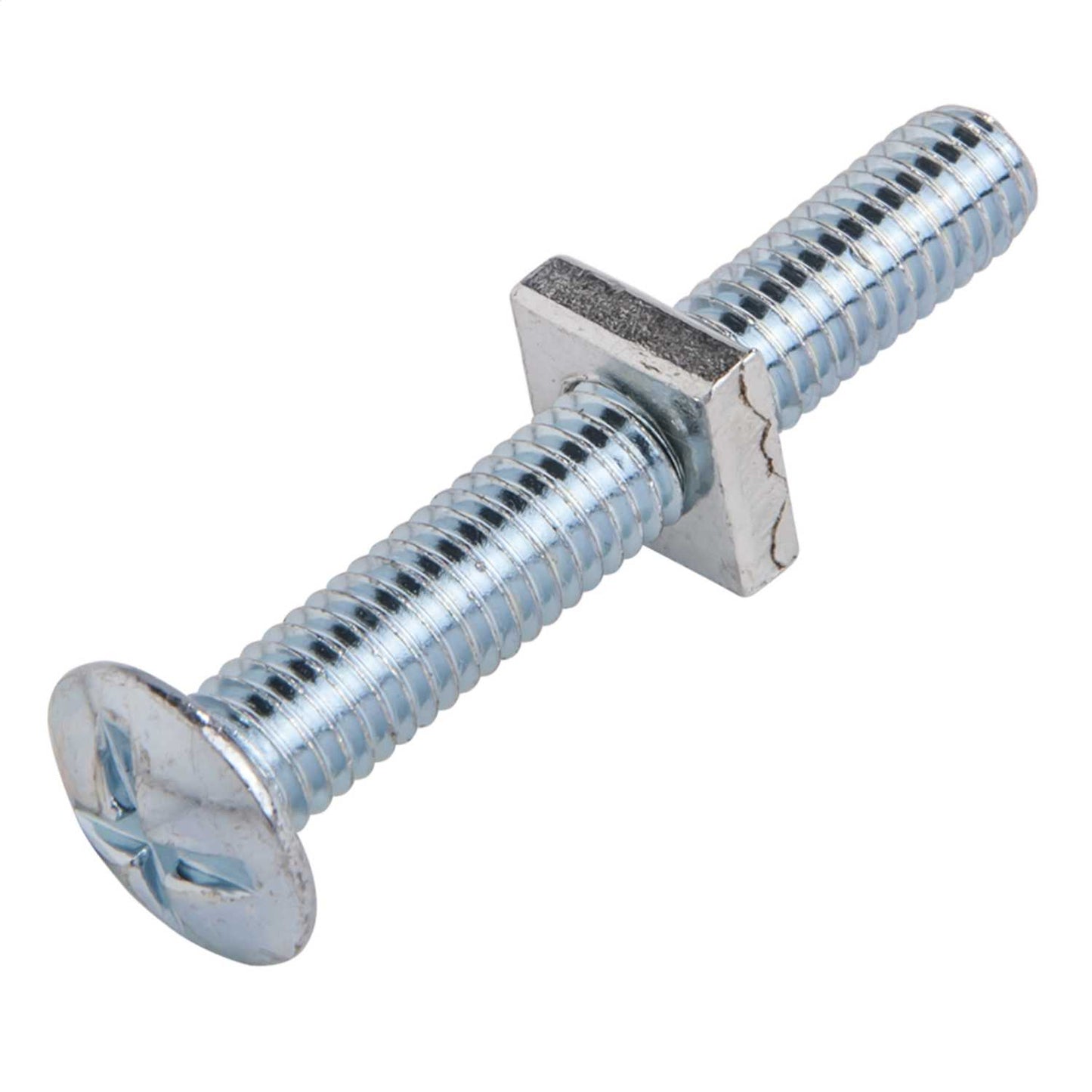 Olympic Fixings M6 x 35 Roofing Nuts and Bolts BZP (Pack of 200)
