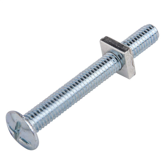 Olympic Fixings M6 x 50 Roofing Nuts and Bolts BZP (Pack of 100)