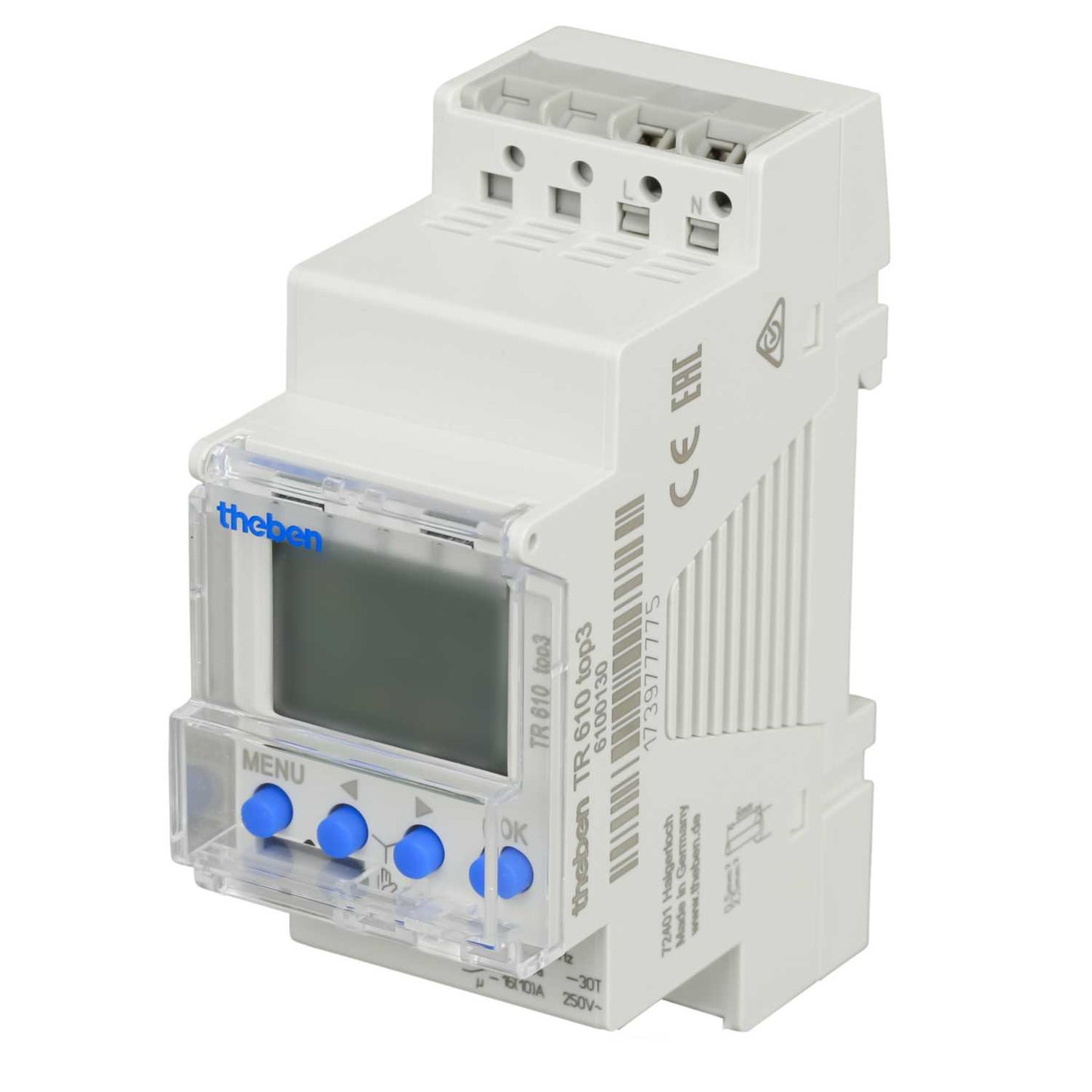 Timeguard 16A 24 Hour 7 Day Single Channel Digital Timeswitch (2 module)