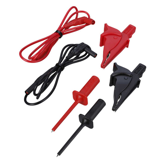 TIS Unfused Test Lead Set with Long Nosed Probes Red and Black