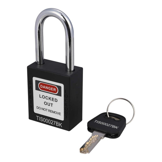 TIS Black Safety Padlock