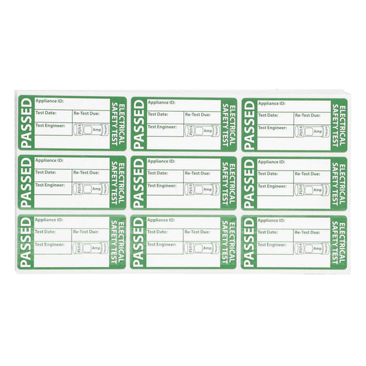 TIS Pass Labels for PAT Testing (Pack of 500)
