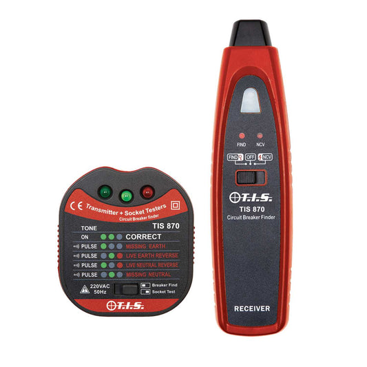 TIS Digital Fuse Finder and Socket Tester with NCV