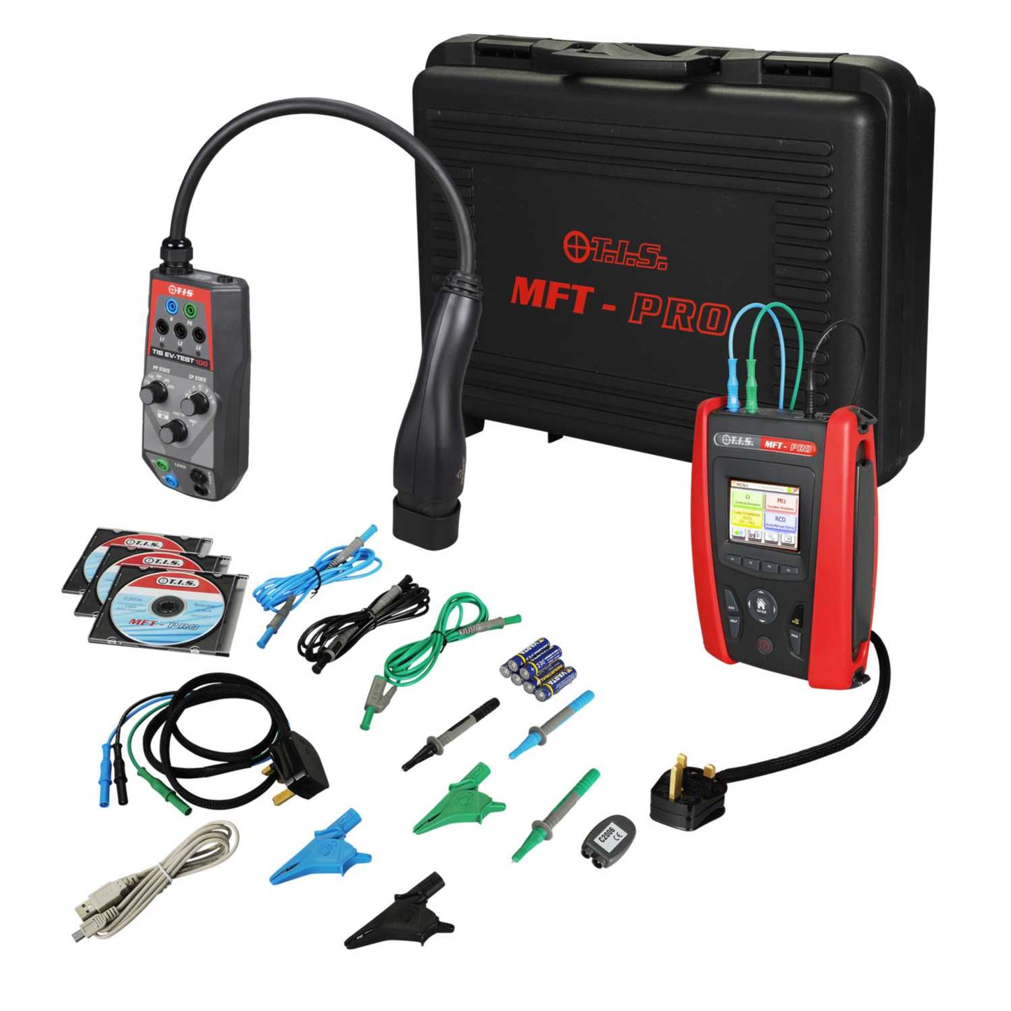 TIS Mftpro Multifunction Installation Tester with EV TEST100 Testing Adapter