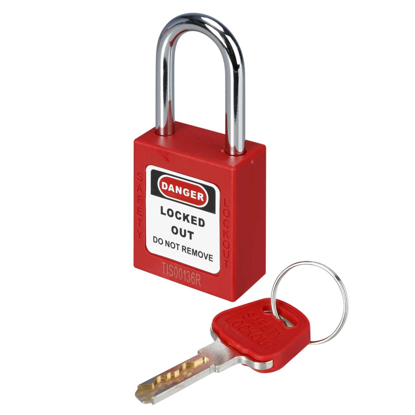TIS Red Safety Padlock