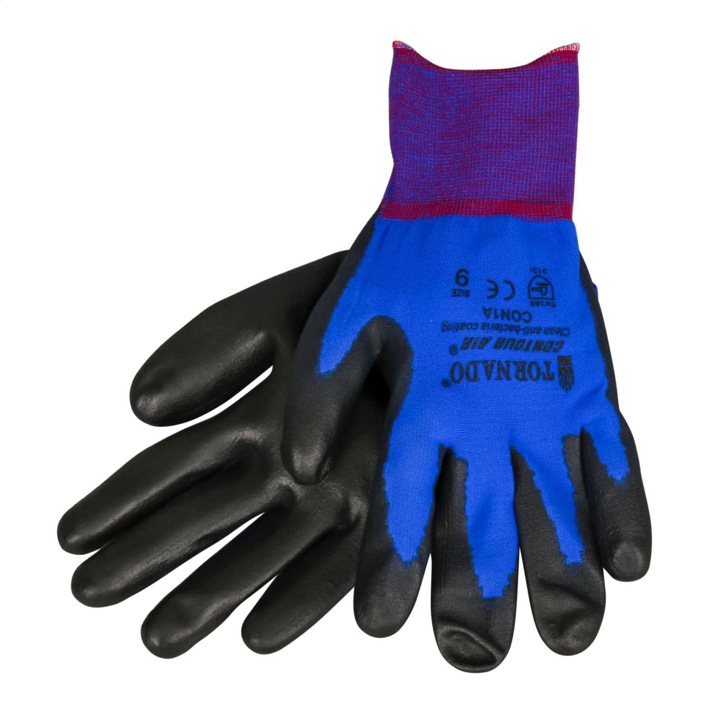 Tornado Size Contour Air Gloves Blue/Black