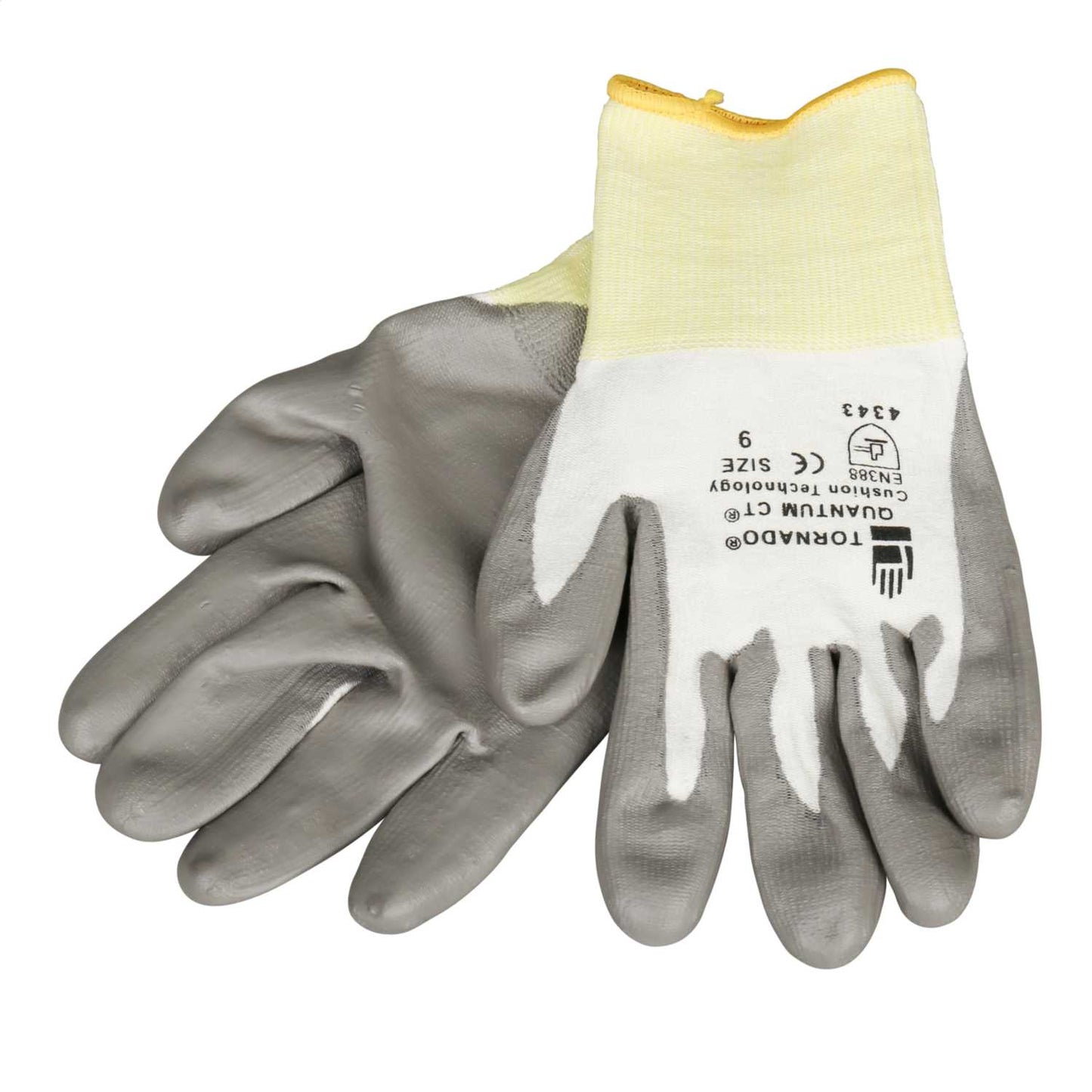 Tornado Size Quantum CT Gloves Grey