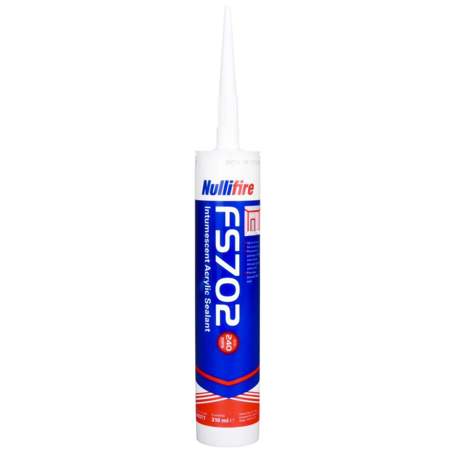 Nullifire FS702 Water Based Intumescent Acrylic Sealant 310ml