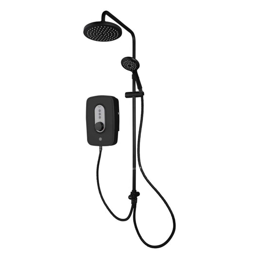 Triton 9.5kW Danzi Duelec Electric Shower Black