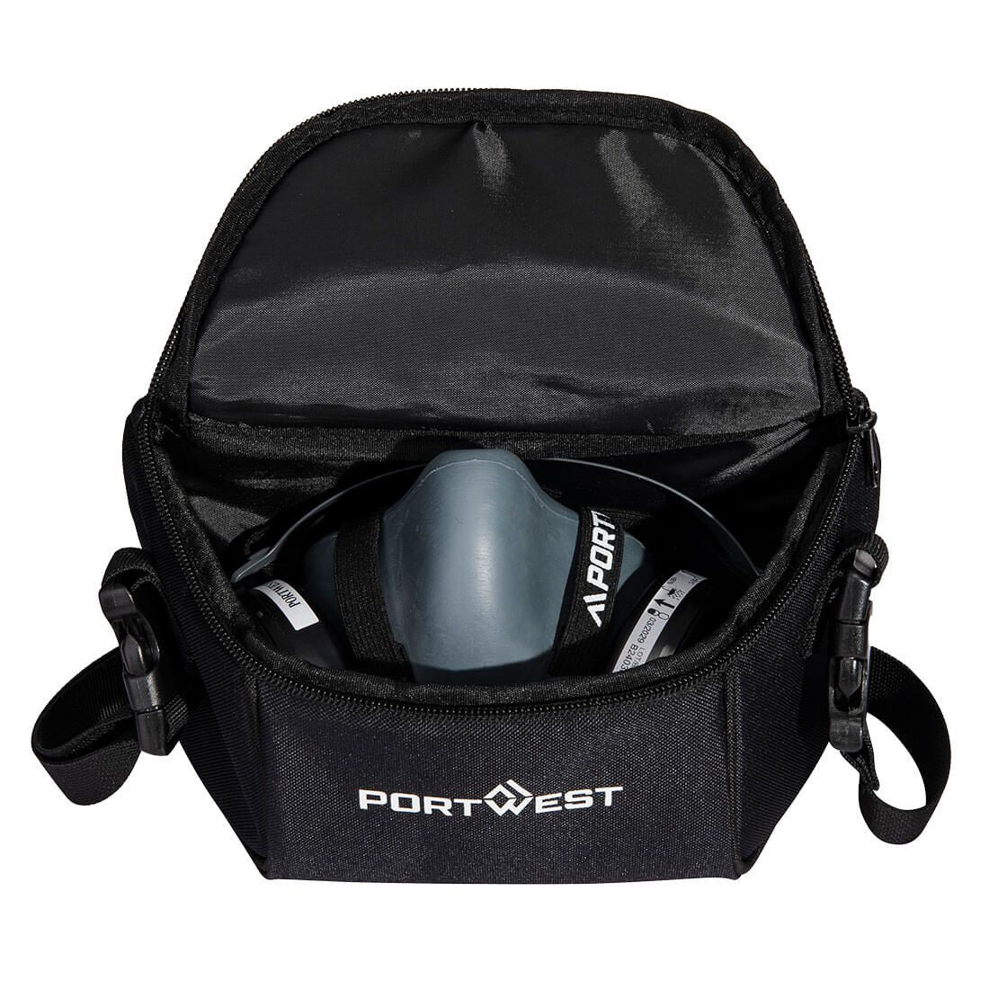 Half Mask Storage Bag, , R, Black