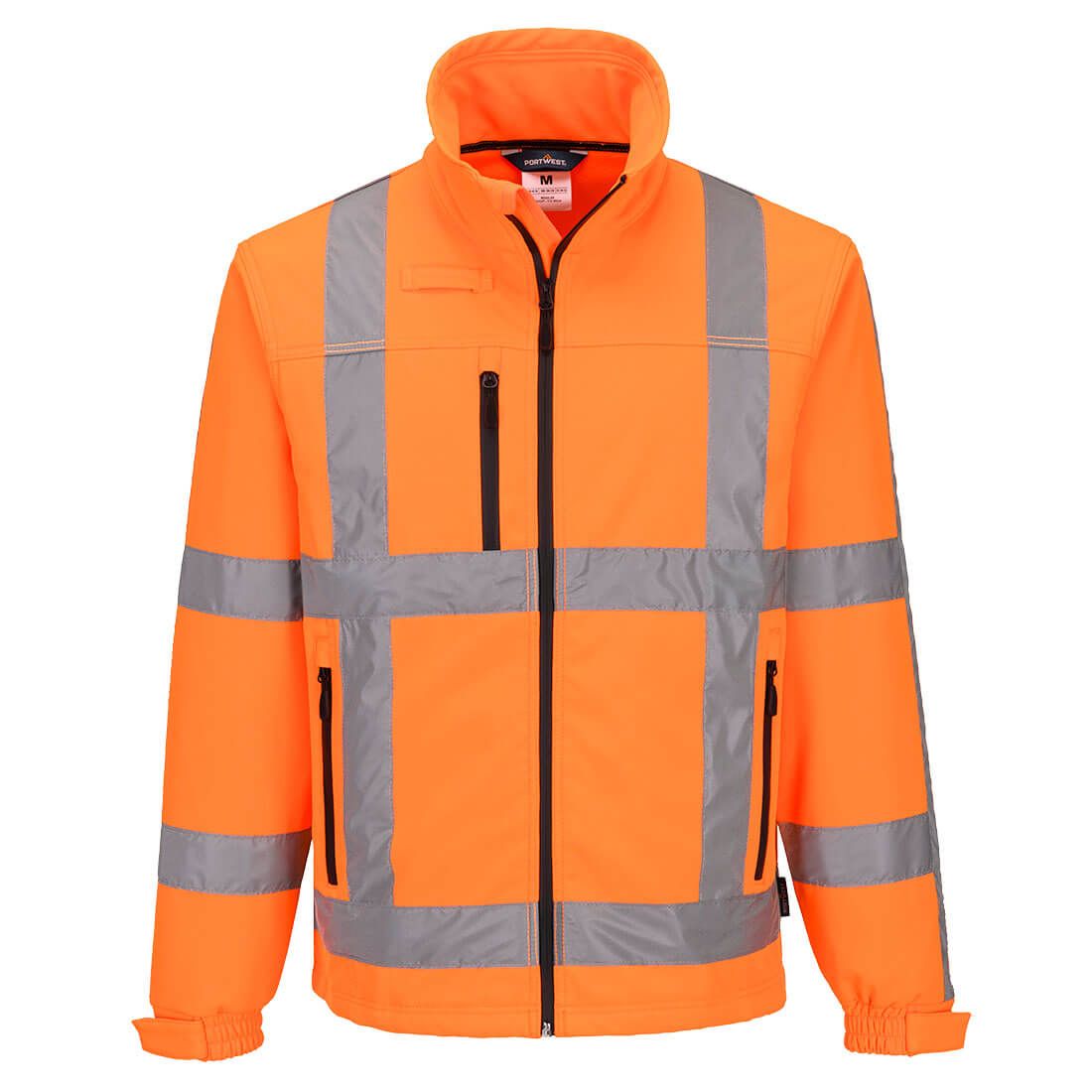 RWS Hi-Vis Softshell Jacket (3L), 4XL, R, Orange