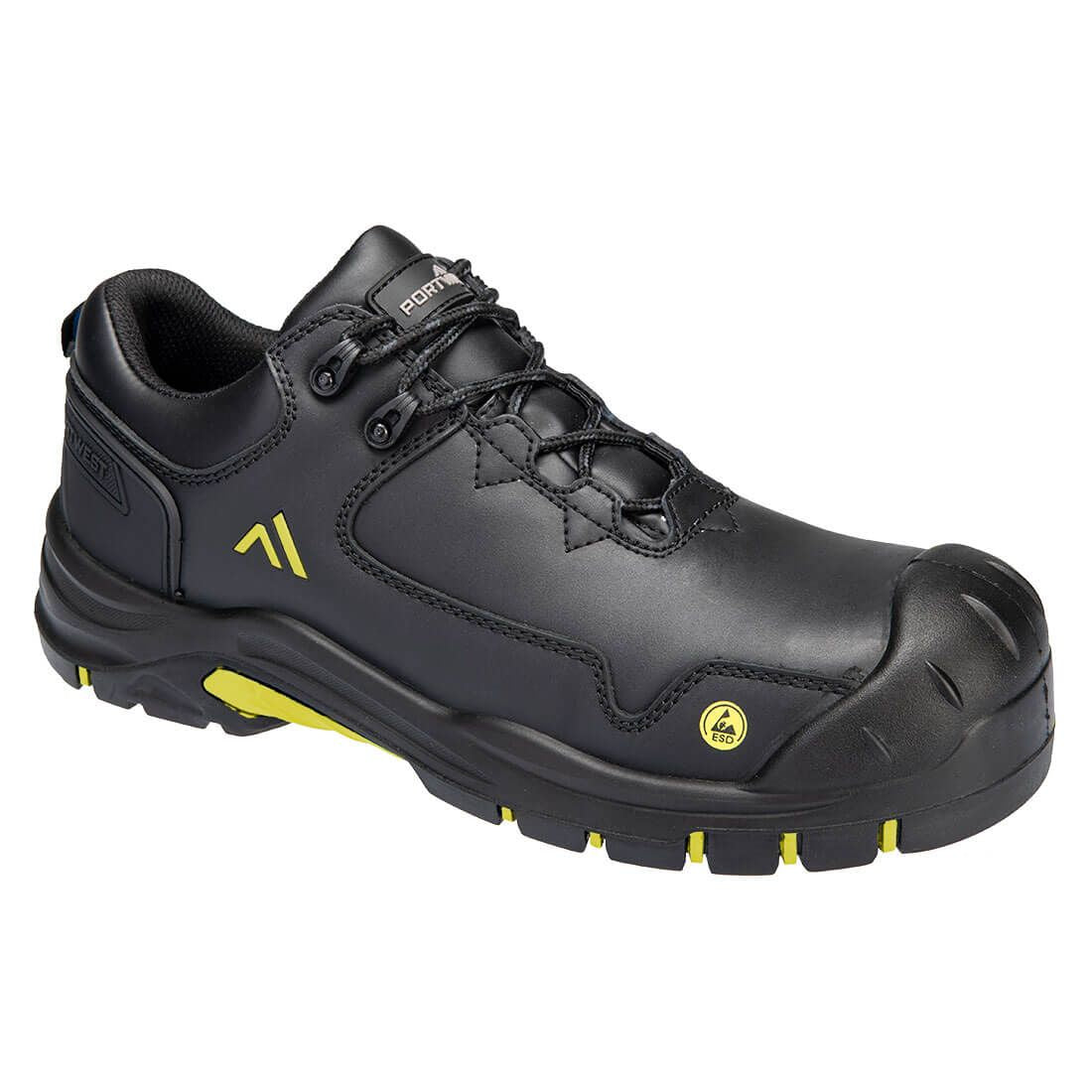 Apex Compositelite Shoe S3S ESD HRO SR SC FO, 37, , Black/Yellow