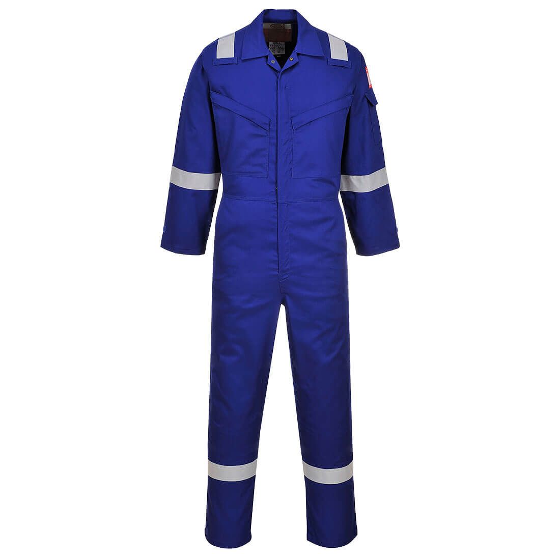 Araflame Silver Coverall, 34, R, Royal Blue