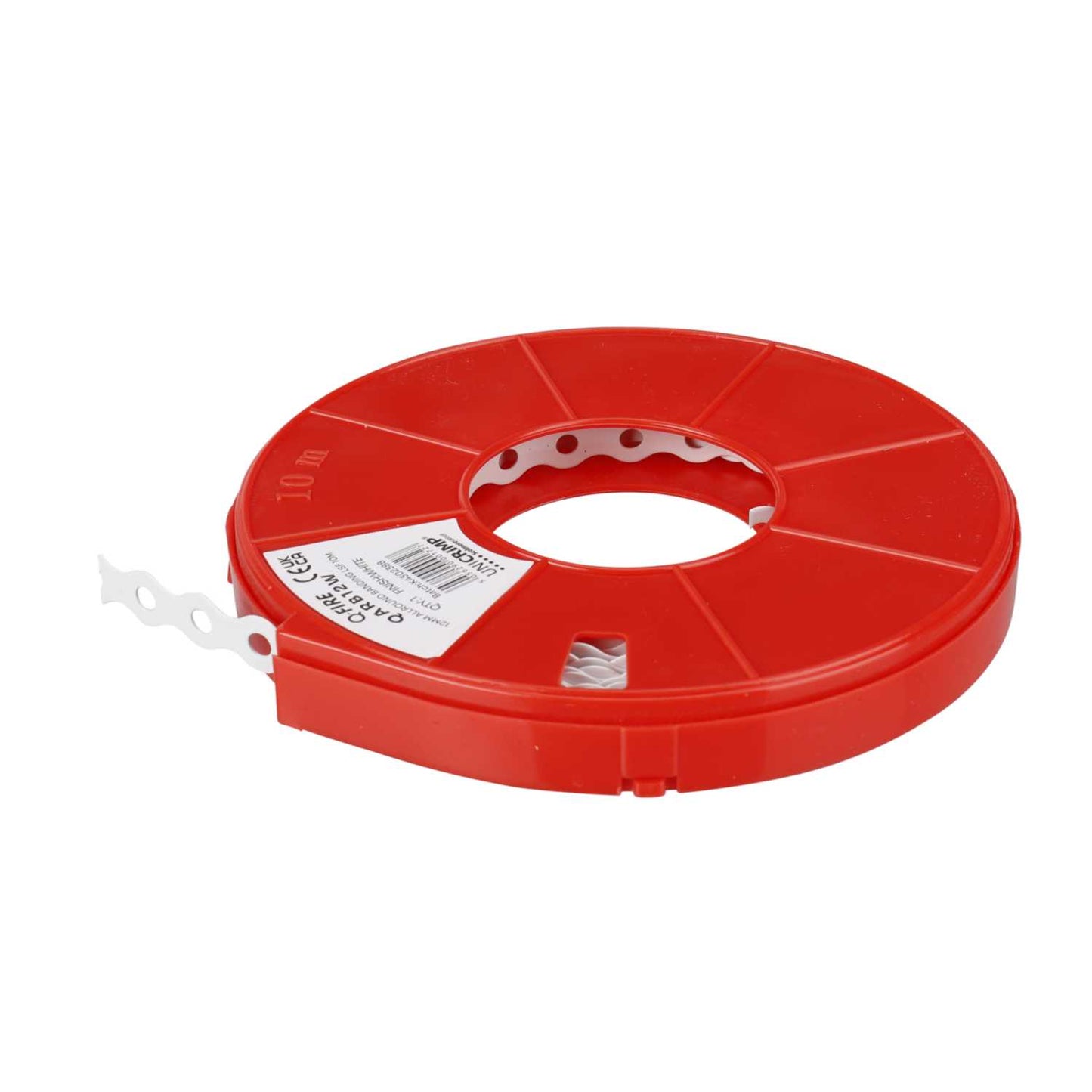 Unicrimp 12mm All Round Fixing Band White LSF Powdercoated (10m Roll)