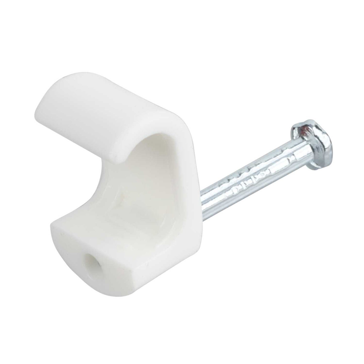 Unicrimp 4 - 6mm Twin and Earth Flat Cable Clips White (Pack of 100)