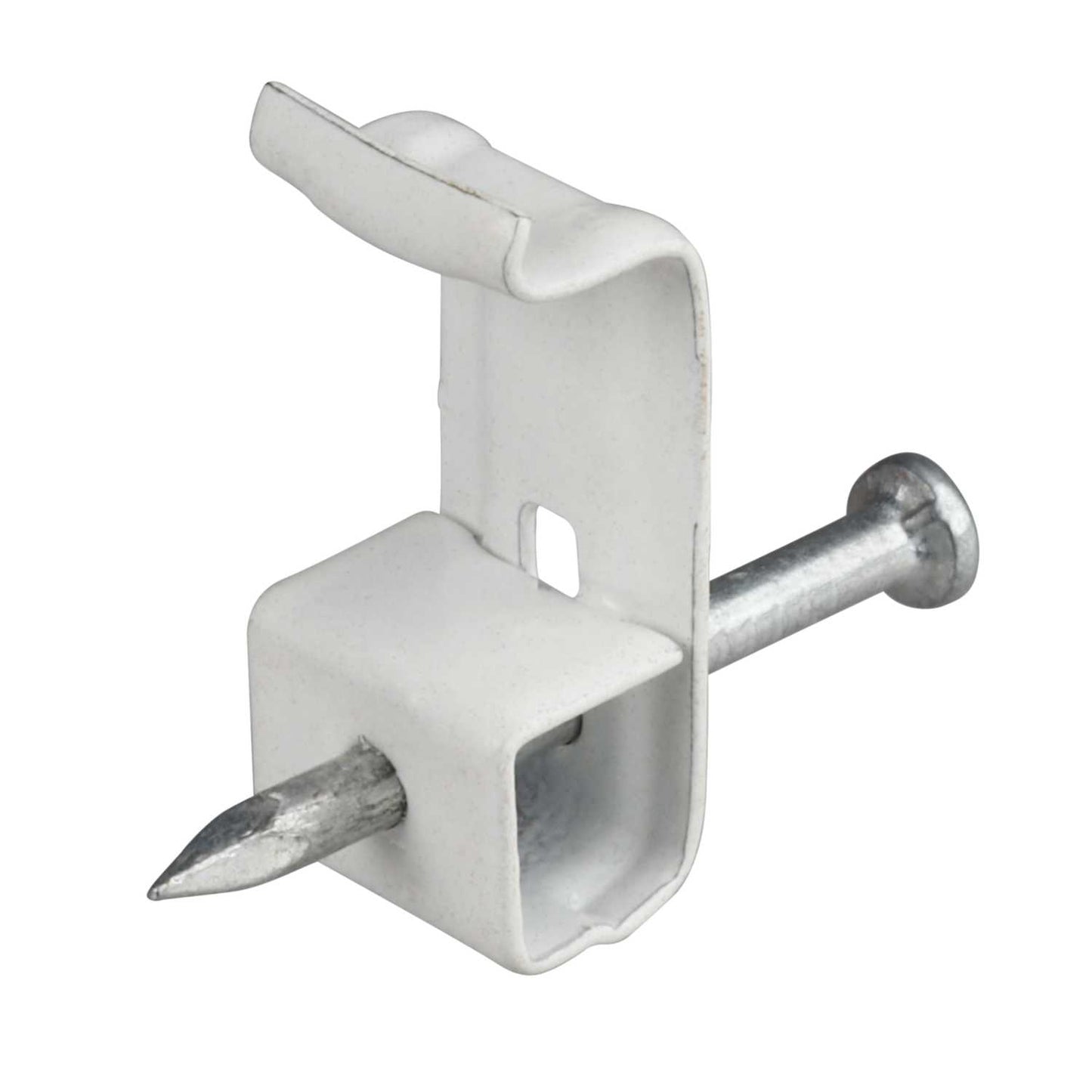 Unicrimp 1.0 - 2.5mm LSF Twin and Earth Metal Fire Cable Clip White (Pack of 100)