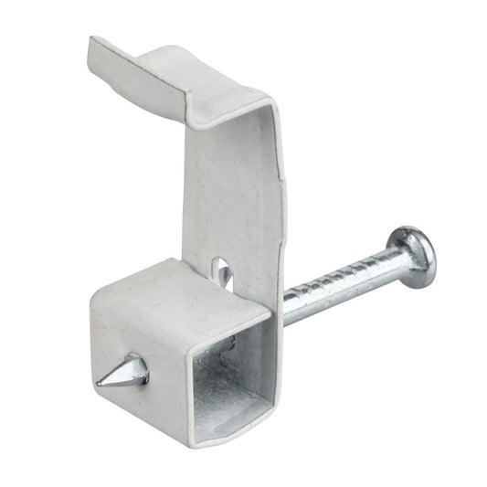 Unicrimp 4 - 6mm LSF Twin and Earth Metal Fire Cable Clip White (Pack of 100)