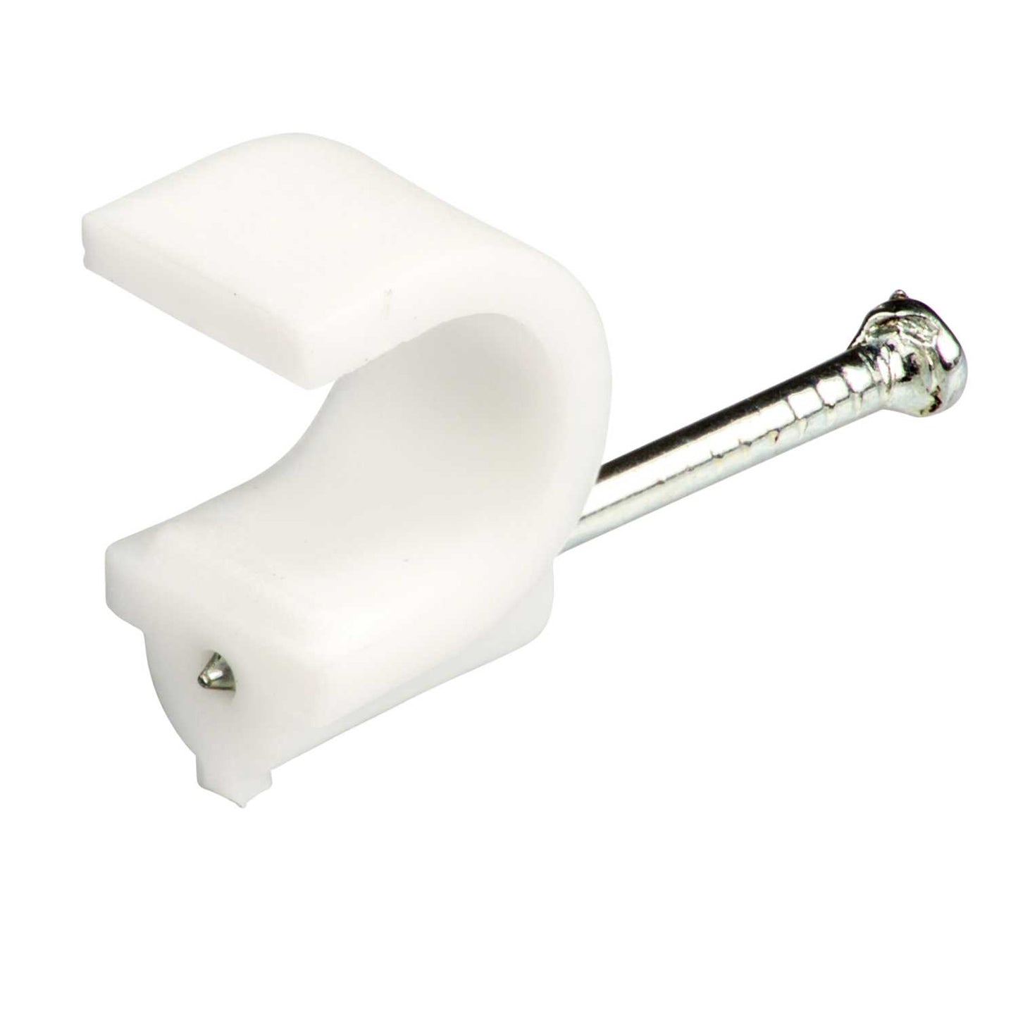 Unicrimp 7 - 10mm Round Clips White (Pack of 100)