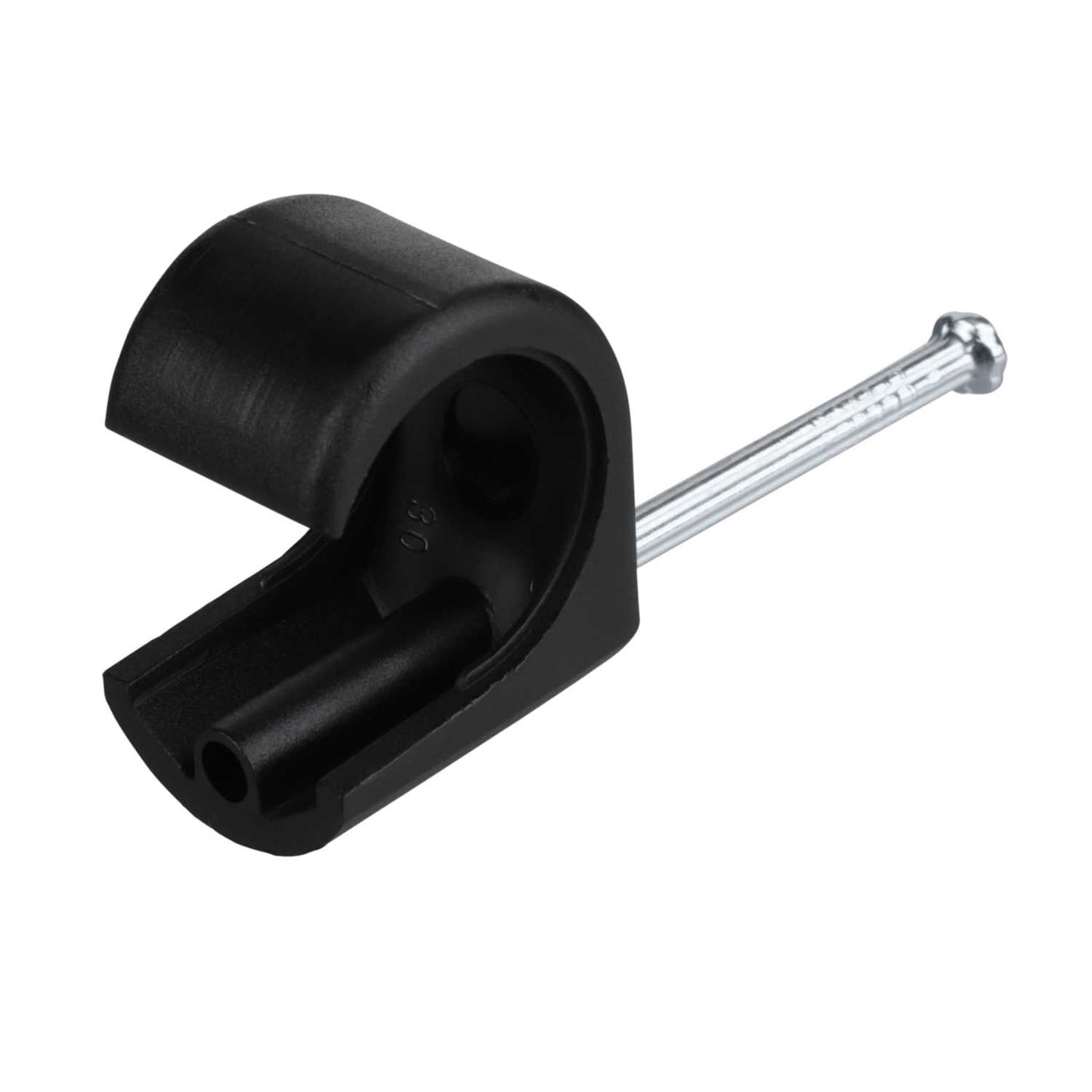 Unicrimp 18 - 22mm Round Clips Black (Pack of 50)