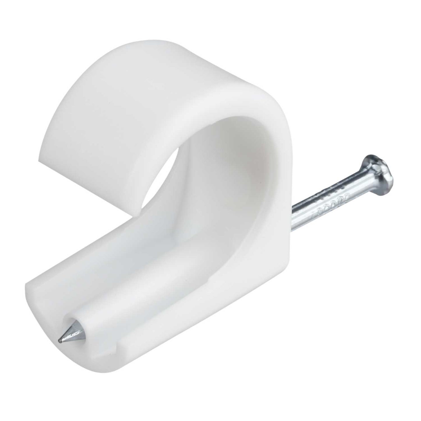 Unicrimp 22 - 26mm Round Clips White (Pack of 50)